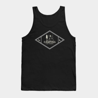 Camping is my therapy Tank Top